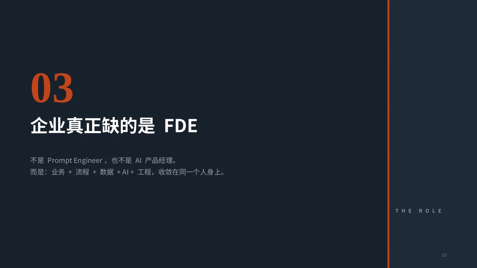 AI 时代，企业为什么需要 FDE？：第 16 页 · 企业真正缺的是 FDE